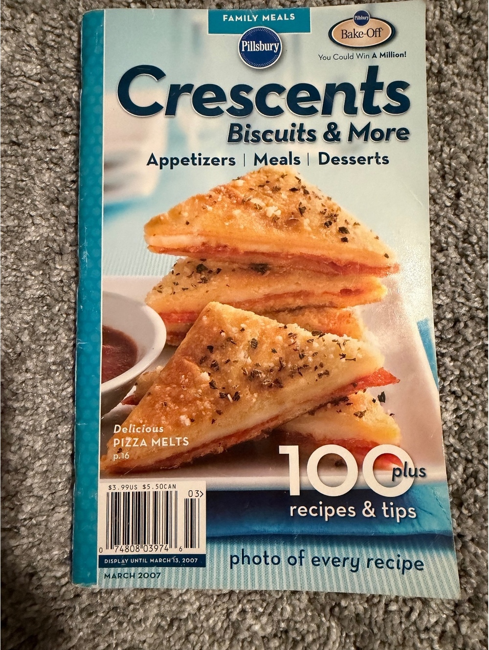 Pillsbury Crescents Biscuits & More Cookbook March 2007